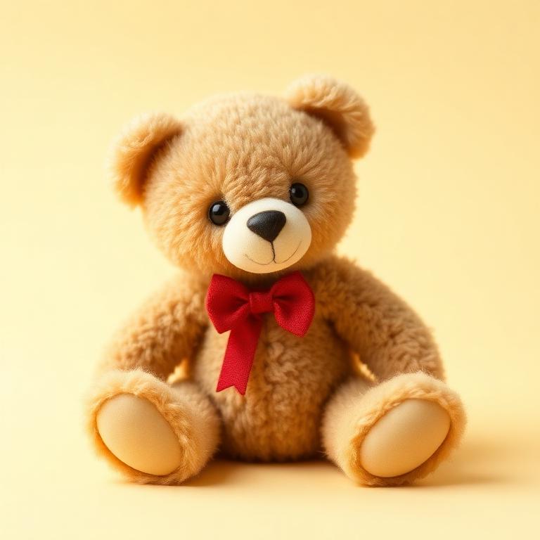 Buttons, a rescued teddy bear