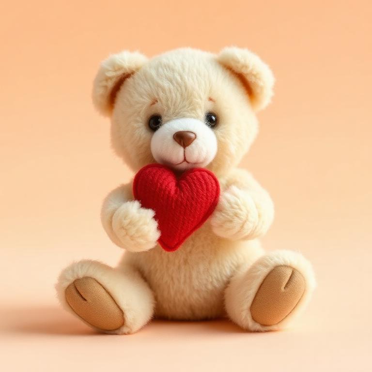 Cuddles, a rescued teddy bear